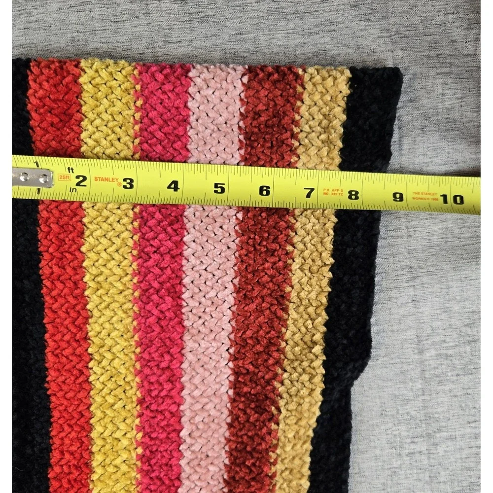 Extra Extra Long Unisex Striped‎ Scarf Neck Warmer Colorful Approx. 9